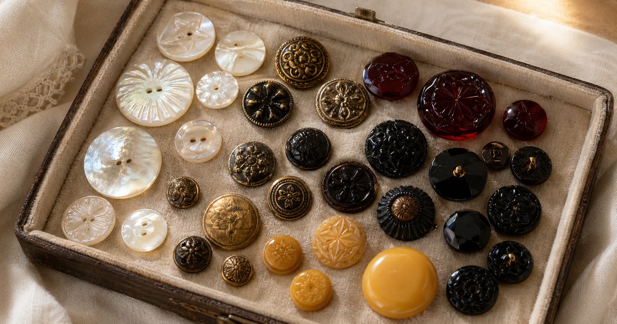 Antique Button Identification Guide