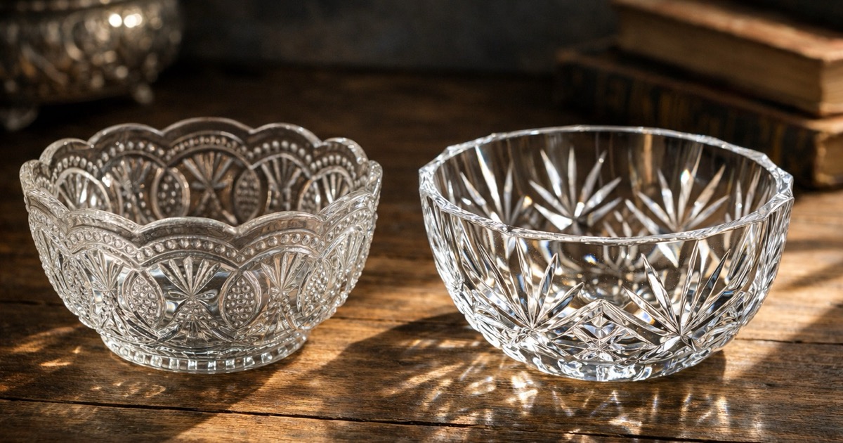 How to Tell the Difference Between Pressed Glass and Cut Glass hero image